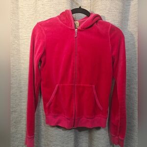 Vintage Magenta Juicy Tracksuit Zipup Hoodie